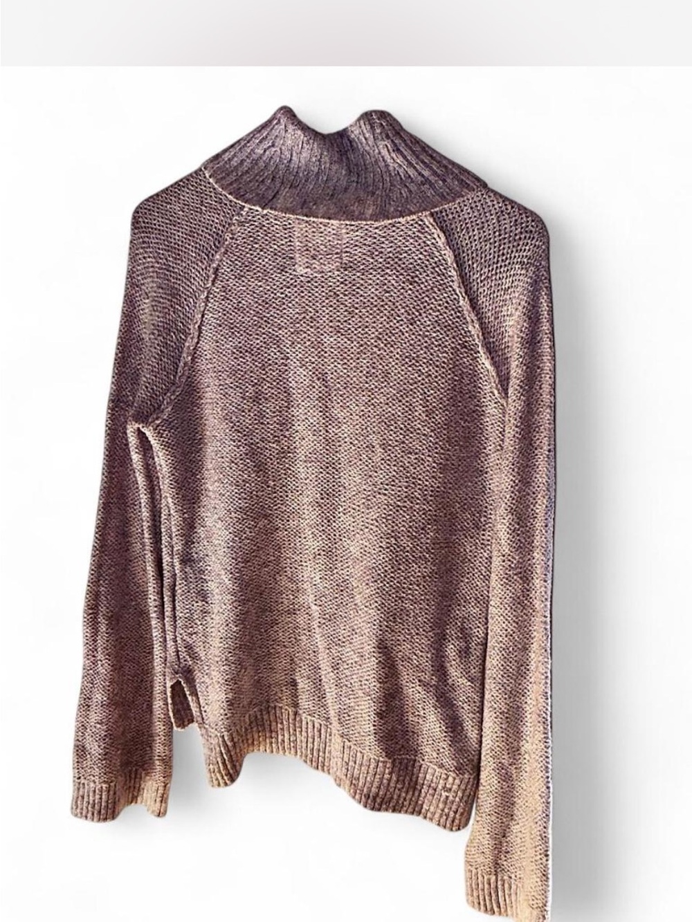 Y2K Hollister Almost Oatmeal Mock Neck Sweater